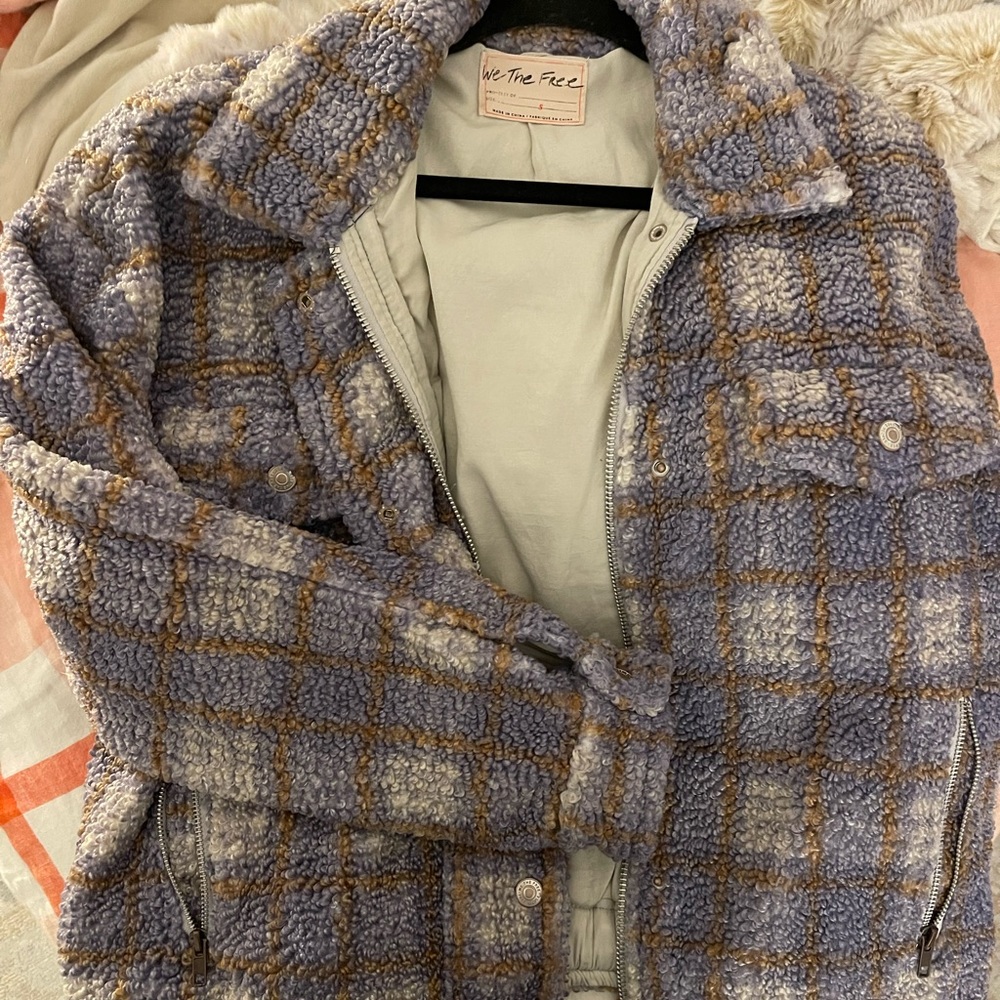 Faded Dreams Cozy Trucker Jacket